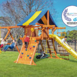 5.8 Jaguar Playcenter w/ BYB Tarp and Yellow DoubleWall Scoop Slide