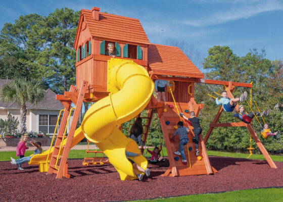 6.5 Jaguar Playcenter Mega with R&R Cabin and Spiral Slide